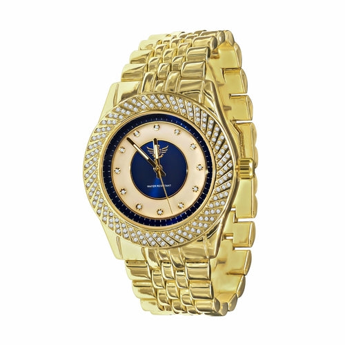 SHELLAC HIP HOP METAL WATCH GOLD