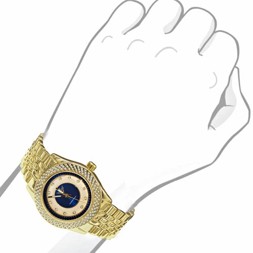 SHELLAC HIP HOP METAL WATCH GOLD