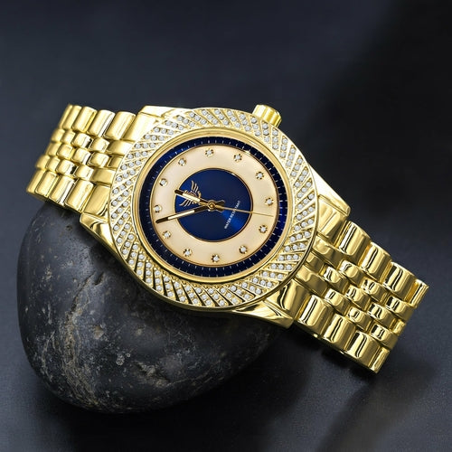SHELLAC HIP HOP METAL WATCH GOLD