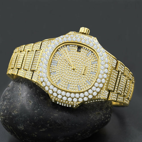 LORD STEEL CRYSTAL WATCH