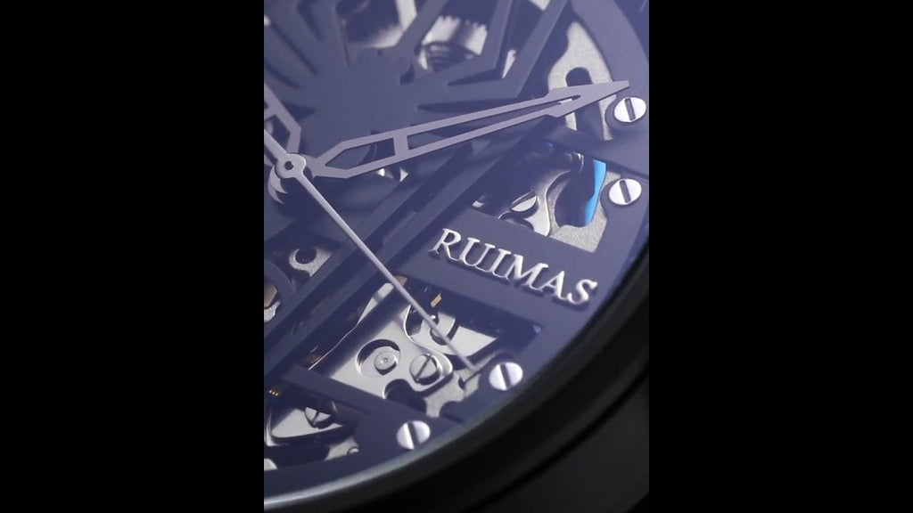 Mechanical Chronograph Clock Stainless Steel Casual  Business Watch